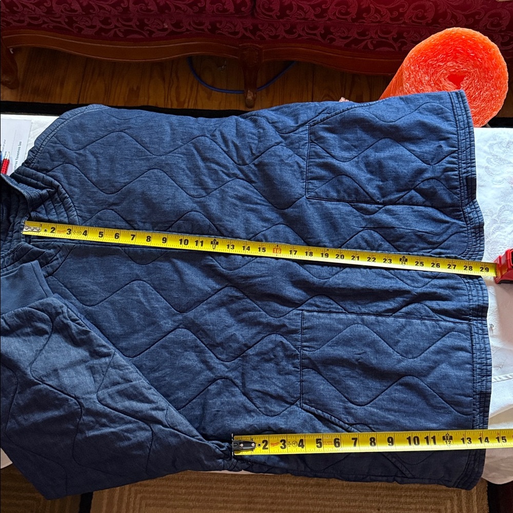 Blue Fleet Street Quilted Women's Puffer Jacket sz 2X - Picture 11 of 12